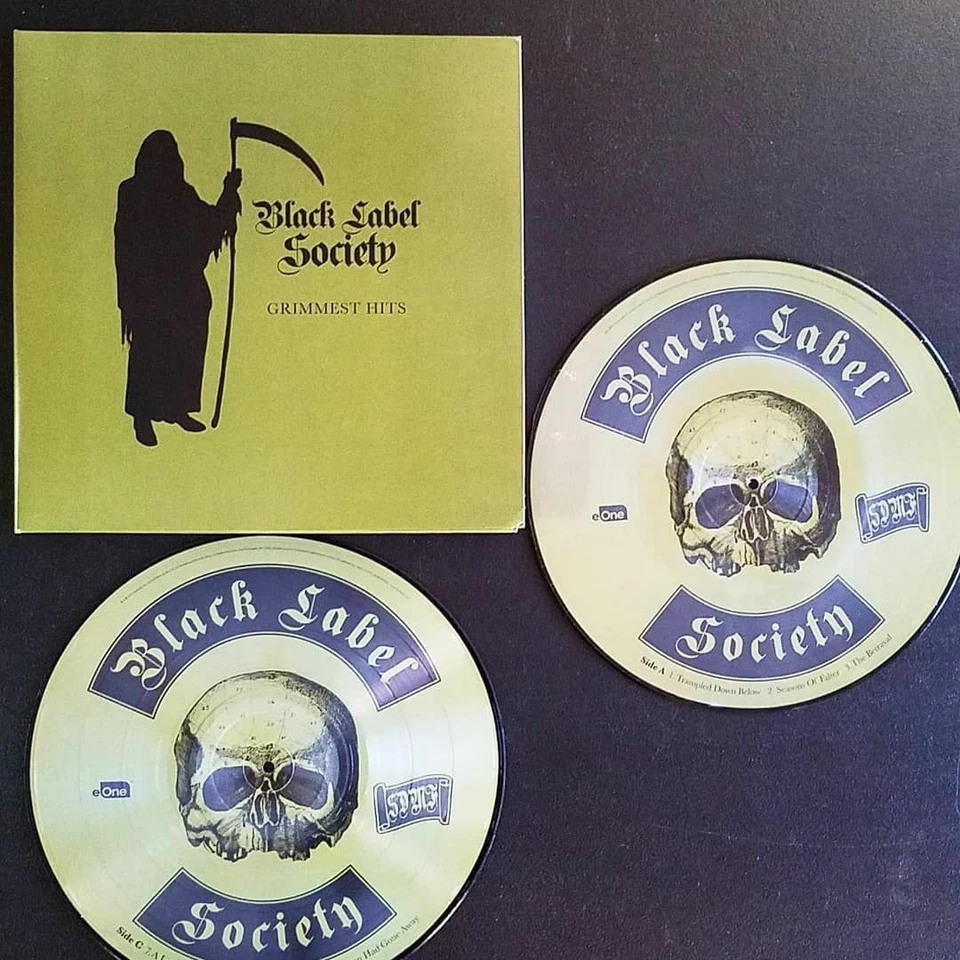 BLACK LABEL SOCIETY GRIMMEST HITS 2 X VINYL LP PICTURE DISC NOT SIGNED SEALED  Foto 1 de 1
