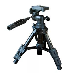 RetiCAM Tabletop Tripod with 3-Way Pan/Tilt Head, QR Plate and Carrying Bag - Picture 1 of 6