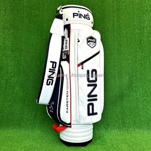 Ping Golf PU Classic Cart Bag 9" 5-way White Navy 2024 Model Lightweight Unisex - Picture 1 of 19