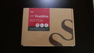 SIIG INC. NN-FW0012-S1 FIREWIRE ADAPTER PLUG-IN CARD LOW PROFILE PCI EXPRESS X1 - Image 1 of 4