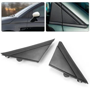 RIGHT LEFT WINDOW DOOR WING MIRROR CORNER MOLDING TRIANGLE FOR 2012-19 FIAT 500 - Foto 1 di 8