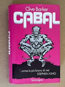 Clive Barker - CABAL - prima edizione italiana Sonzogno 1990 - Imagen 1 de 8