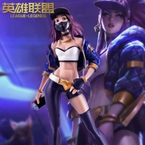 US STOCK! League of Legends LOL Game Peripheral KDA Akali Figurine Ornament Gift - Picture 1 of 6