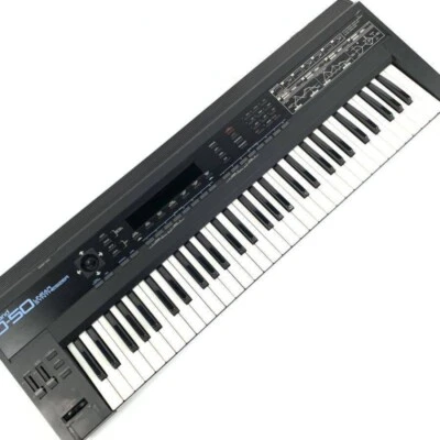 Roland D-50 Keyboard Synthesizer with Power Cable Used - Image 1 of 4