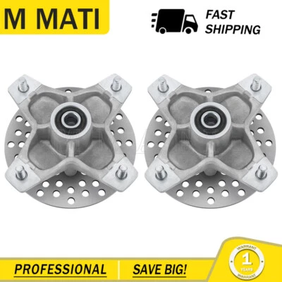 Front Wheel Hub Rotor w/ Bearings Studs for Yamaha Raptor 660R YFM660R 2001-2005 - Image 1 of 4