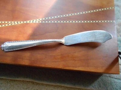 Faca de manteiga esterlina WESTMORLAND LADY HILTON PRATA ESTERLINA SEM MONOGRAMA - Imagem 1 de 4