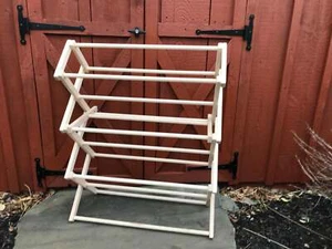 Medium Laundry Clothes Drying Rack - 30"- Natural Maple Wood - Amish made - Picture 1 of 6