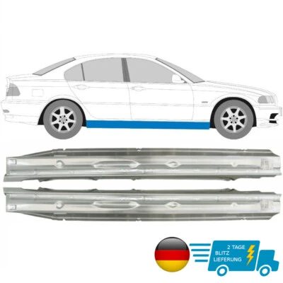 Für BMW 3 3er E46 1998-2005 Limo Voll Schweller Reparaturblech / Paar - Bild 1 von 4