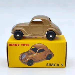 DeAgostini 1:43 Dinky Toys 35A Simca 5 Brown Diecast Models Limited Edition - Bild 1 von 7