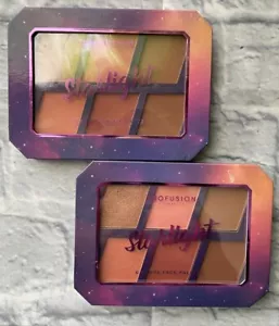 PROFUSION COSMETIC STARLIGHT 6 SHADE FACE PALETTE RADIANT CONFETTI LIGHT BRONZER - Picture 1 of 2