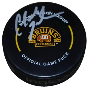 CLAUDE JULIEN signed (BOSTON BRUINS) official hockey game puck BECKETT BR67643 - Picture 1 of 2