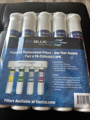 Pure Blue H2O 5PC Reverse Osmosis Filter System Replacement Filters - Image 1 of 3