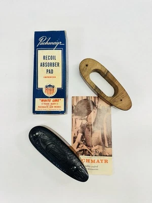 FN Browning Vintage Espingarda Automática Esculpida Buttplate & Pachmayr Caixa - Imagem 1 de 4