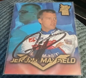 1998 Press Pass VIP Jeremy Mayfield #17 Autograph NASCAR - Picture 1 of 2