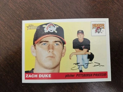 Béisbol Topps Heritage 2004 impresión corta # 164 Zach Duke - casi nuevo-como nuevo Foto 1 de 2