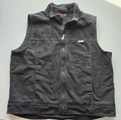Wolverine Men's Upland Denim Sherpa Black Vest XL - Image 1 of 4
