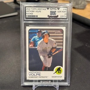 Topps Heritage Minor League 2022 #45 Anthony Volpe - Imagen 1 de 2
