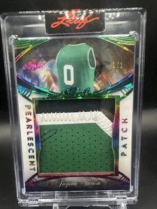 2025 Leaf Pearl Jayson Tatum Relic Game Used 1/1 Pearlescent - Bild 1 von 2