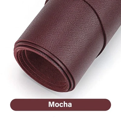 Cuero de becerro francés WUTAEpsom grano completo semi-vegetal curtido hágalo usted mismo 1,6-1,8 mm de grosor Foto 1 de 4