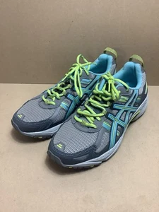 ASICS Shoes GEL VENTURE 5 Athletic Trail Running Sneaker Neon Women's Size 10 - Picture 1 of 10