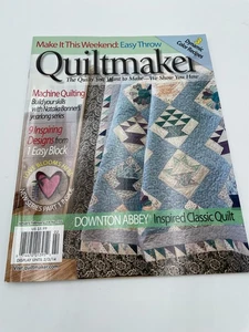 Quiltmaker Magazine Quilting January/February 2014 9 Designs w/Uncut Patterns - Picture 1 of 6