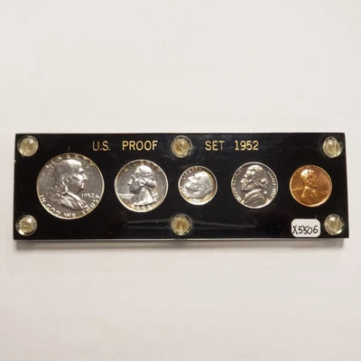 Juego de prueba de plata Estados Unidos 1952 - Soporte - PQ original - X5506 Foto 1 de 4