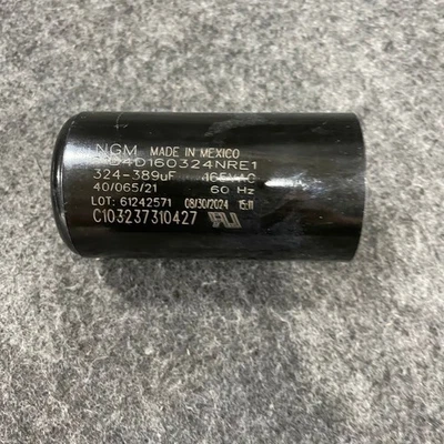 NGM Start Capacitor 324-389uF 165VAC 60Hz, Black - Image 1 of 4
