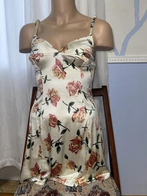 Vestido vintage para dormir nocturno estampado de flores Malizia by La Perla para mujer talla Eu40 F42 * Foto 1 de 4