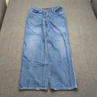 Vintage Sean John Jeans Mens 34x32 Blue Baggy Wide Leg Skater - Image 1 of 4