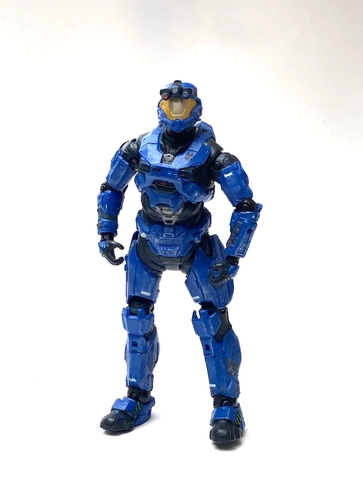 Spartan Soldier Rogue Blue Action Figure Halo 3 Collection Series 7 McFarlane - Image 1 of 4