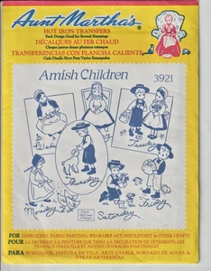 Tante Martha's Hot Iron Transfer - #3921 AMISH CHILDREN - ungeöffnet - Bild 1 von 2