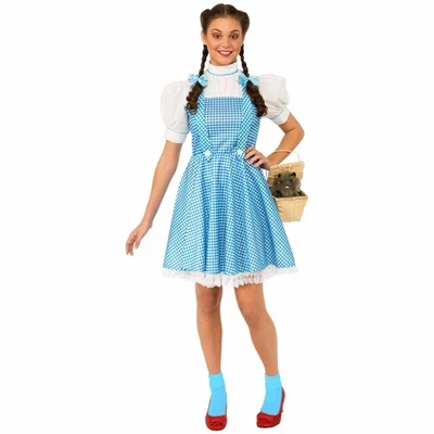 Dorothy Deluxe The Wizard Of Oz Storybook Movie Adult Womens Costume Plus - Image 1 of 2