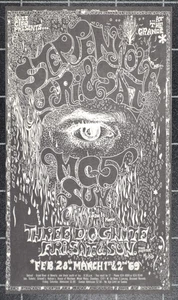 STEPPENWOLF - MC5 - THREE DOG NIGHT @ THE GRANDE BALLROOM 1968 - Foto 1 di 2