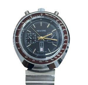 MEX TIME Uhr Handaufzug Vintage Bull Head gebraucht läuft - Bild 1 von 4