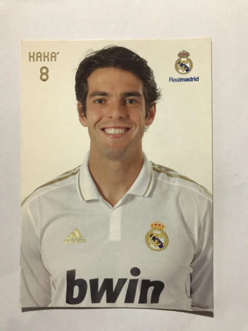 KAKA-Real Madrid-92 Caps BRAZIL-Official Club Card-Kaká-unsigned-AK Cover