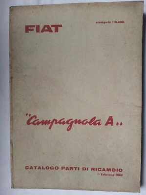 Fiat Campagnola A 1962 catalogo ricambi originali - Immagine 1 di 4