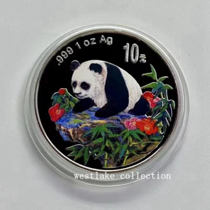 1999 China 10YUAN Panda Silver Coin 1oz 1999 Color Panda Silver Coin - Picture 1 of 3