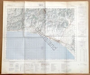 Istituto Geografico Militare - Foglio n. 643 - Cartina Gela (Sicilia) - 1968 - Foto 1 di 1