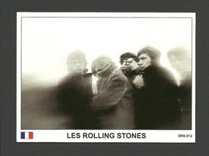 The Rolling Stones Pop Rock Music French Card E Mick Jagger Keith Richards