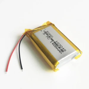 Células de batería recargables de 3,7 V 1400mAh li po para grabadora de cámara GPS PSP 103048 - Imagen 1 de 4