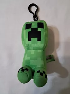 Minecraft Mojang Gosh Green Creeper 5” Bag Clip Soft Plush Toy - Picture 1 of 9
