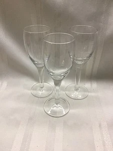 Gafas cordiales de colección - diseños esmerilados grabados - conjunto de 3 - 5 1/8" de alto - Imagen 1 de 5