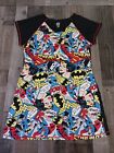 Dc Comics Originals T-shirt Sukienka Wonder Woman & Batman Super czarna L-XL 14-18
