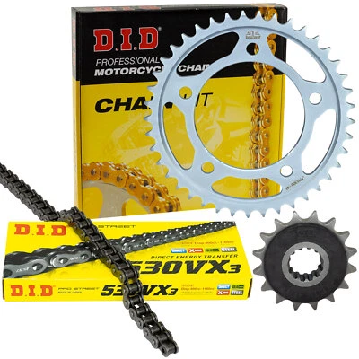 Kettensatz X-Ringkette DID 530VX3 für Honda CBF 1000 F FA SC64 CBF1000 2010-2016 - Bild 1 von 4