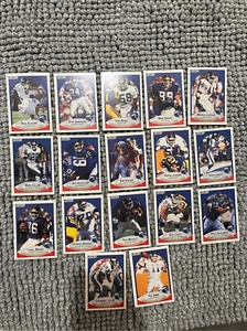 Fleer 90 New York giants nfl football trading card lot 17 cards - Picture 1 of 7