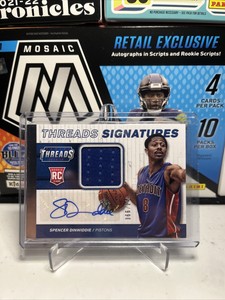 2014 PANINI THREADS SPENCER DINWIDDIE ROOKIE (THREADS SIGNATURES) #11 /249 RC