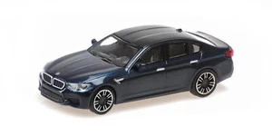 1:87 MINICHAMPS Bmw M5 Dark Blue Metallic 2018 870028006 - Foto 1 di 2