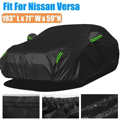 Cubierta completa para automóvil Nissan Versa exterior impermeable protección solar UV para todo tipo de clima Foto 1 de 4