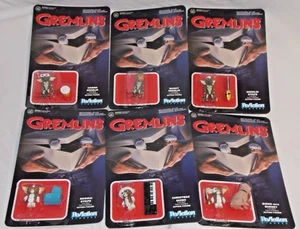 lot 6x FUNKO Reaction GREMLINS Cult Movie GIZMO dog Mogwai Bandit STRIPE Figures - Picture 1 of 8