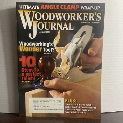 Vintage Woodworker’s Journal August 2005 10 Steps To A Perfect Finish - Image 1 of 4